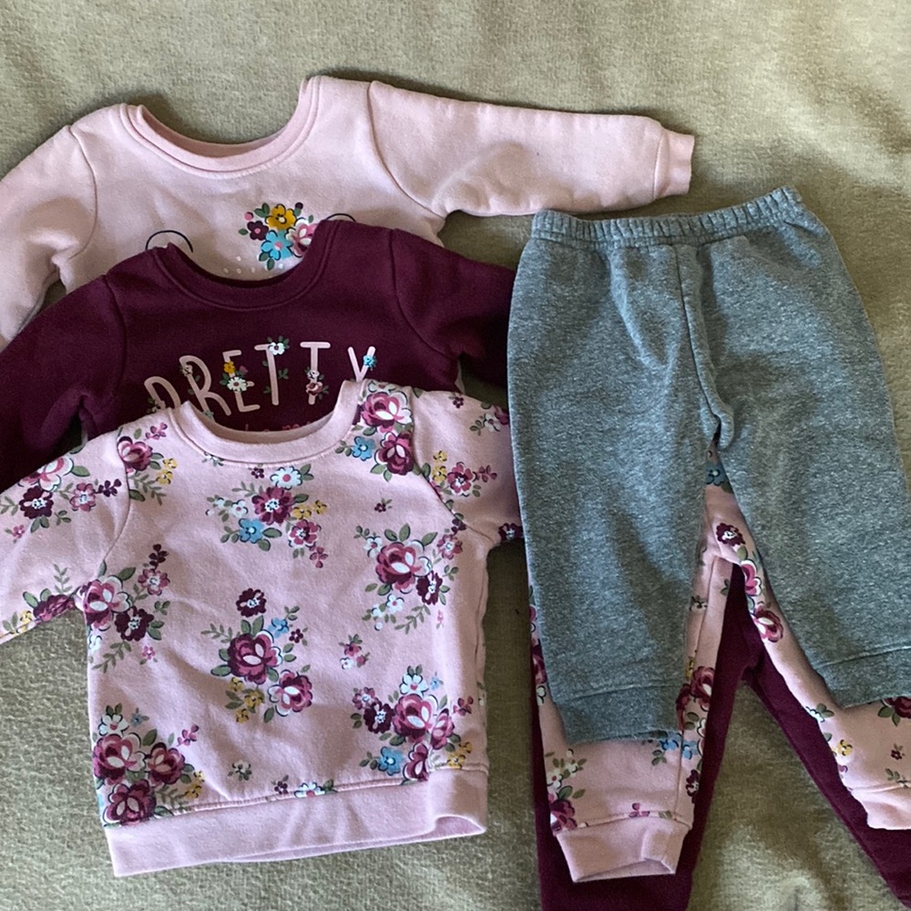 Garanimals sweatshirts and sweatpants bundle